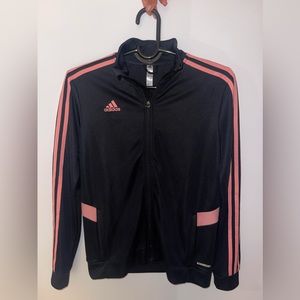 Adidas Women's Black Warm-up Tricot Slim 3-stripes Track Jacket (BRAND NEW)